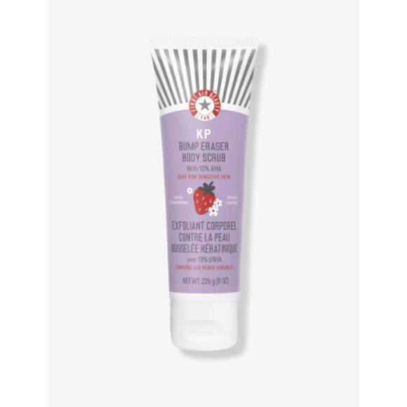 First Aid Beauty  ‎ KP Bump Eraser Body Scrub Fresh Strawberry BNWOB - Picture 1 of 8